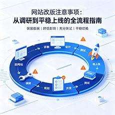 五指山建站-网站改版注意事项:从调研到平稳上线的全流程指南