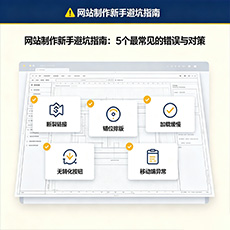 五指山建站-网站制作新手避坑指南：5个最常见的错误与对策