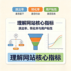 五指山建站-理解网站核心指标：跳出率、转化率与用户粘性