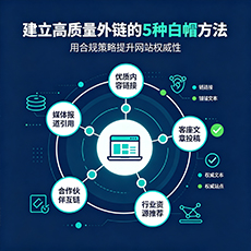 五指山建站-建立高质量外链的5种白帽方法